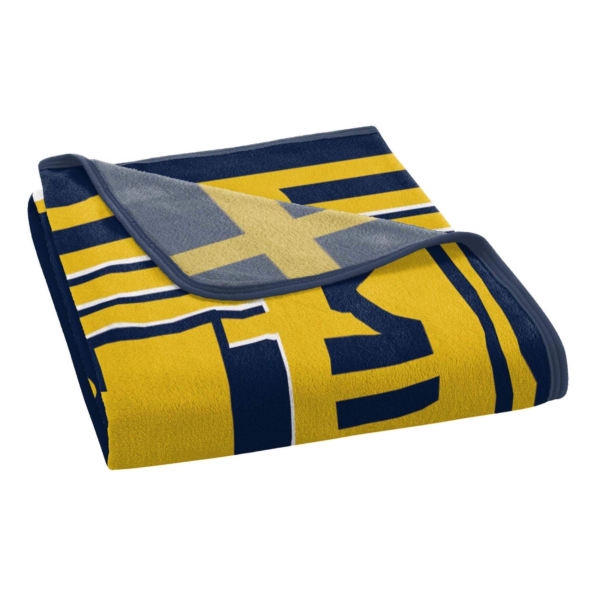 NCAA Michigan Wolverines 46" x 60" Microfiber Throw Blanket Bed Bath